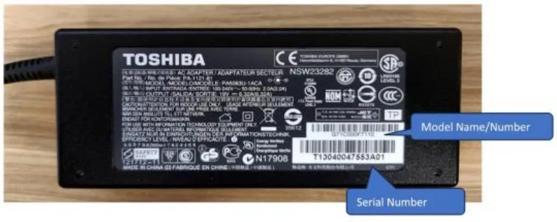 Recalled-Toshiba-AC-Adapter