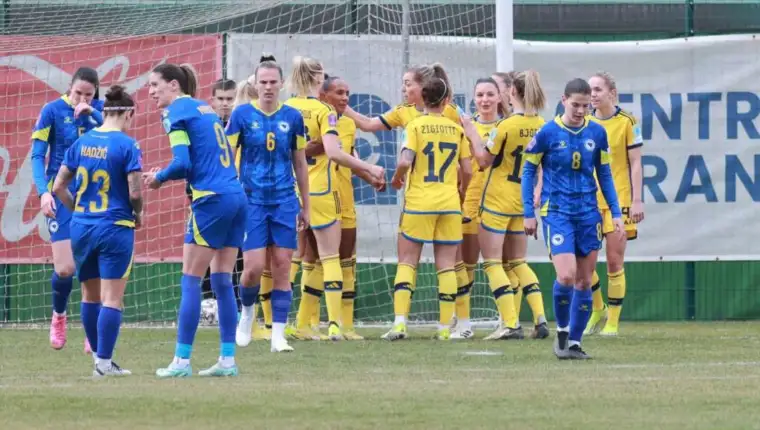 svedska bih zmajice fudbal