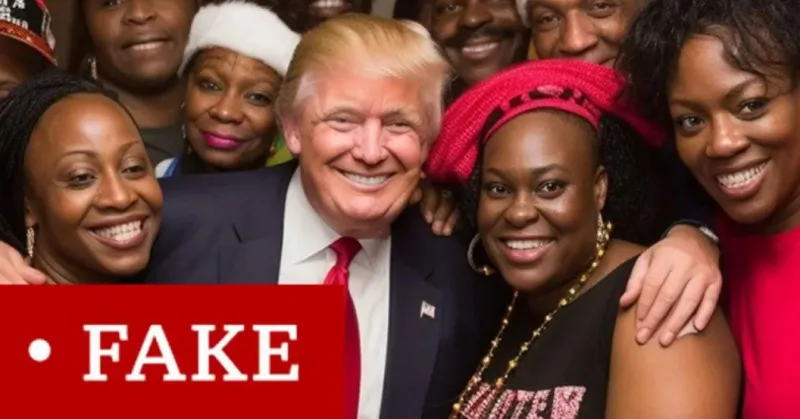 trump lažne slike