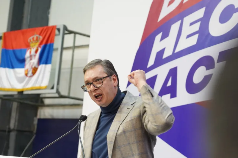 The Belgrade City Committee of the Serbian Progressive Party held a meeting of municipal and local committees on the occasion of preparations for the upcoming Belgrade elections at the Vozdovac Center Sumice.Gradski odbor Beograd Srpske napredne stranke