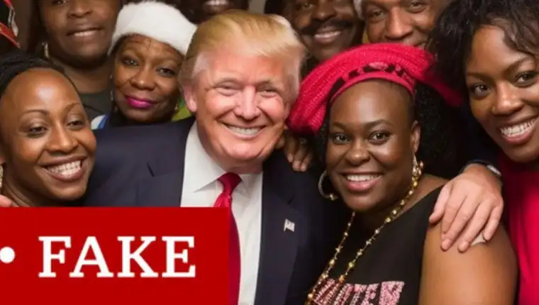 trump lažne slike