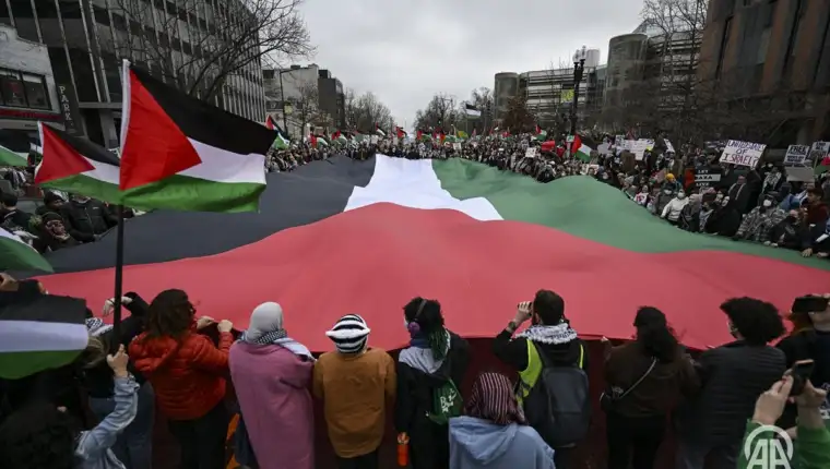 washington protesti gaza