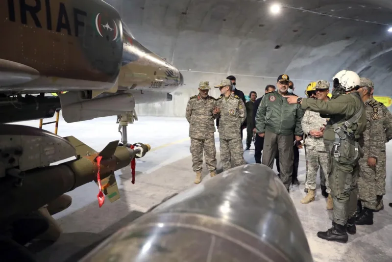 Iranian Army reveals underground airforce base