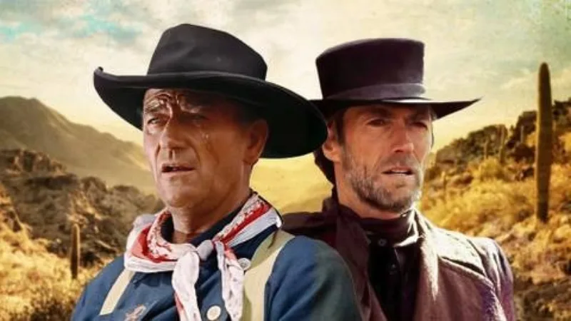 john wayne i clint eastwood