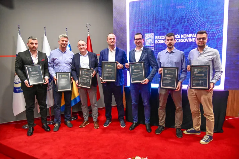 Dobitnici certifkata Brorastuće kompanije