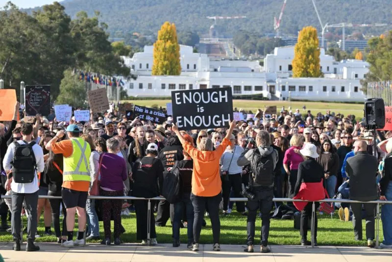 protest australija