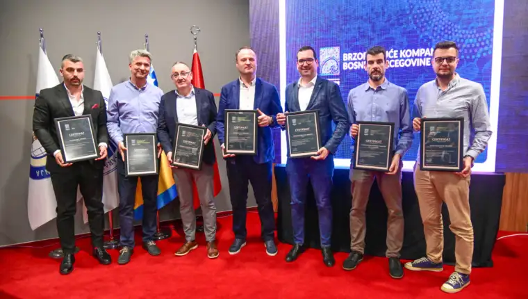 Dobitnici certifkata Brorastuće kompanije