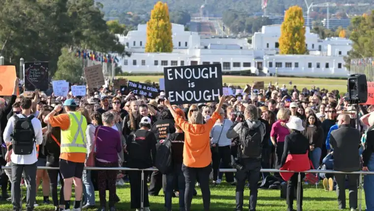 protest australija