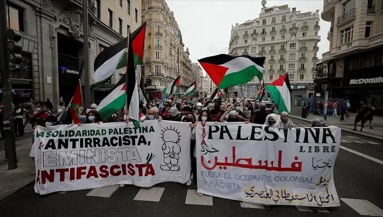 palestina podrška u španija