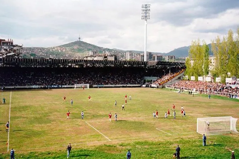 grbavica stadion prva utakmica