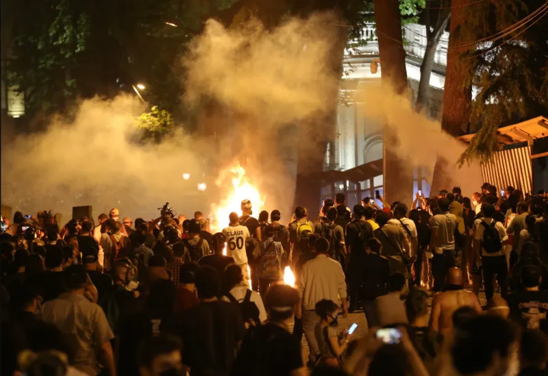 protesti u gruziji