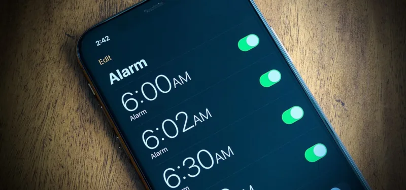 iPhone alarm