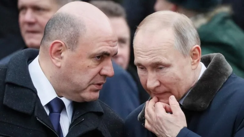 Mikhail Mishustin i putin