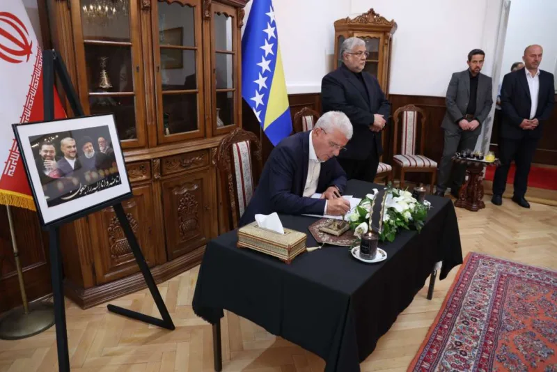 knjiga zalosti, sarajevo, ebrahim raisi