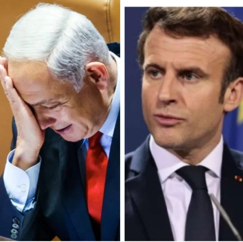 macron netanyahu
