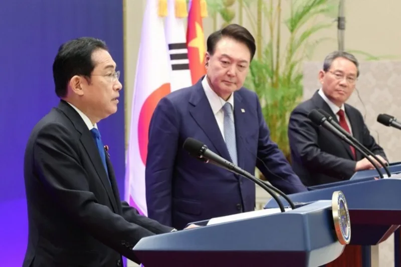 Yoon Suk Yeol, Fumio Kishida, Li Qiang