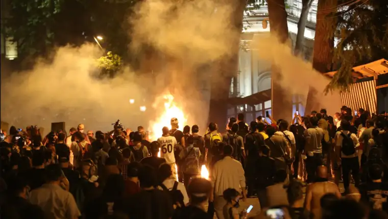 protesti u gruziji