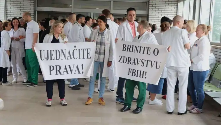 štrajk medicinara mostar