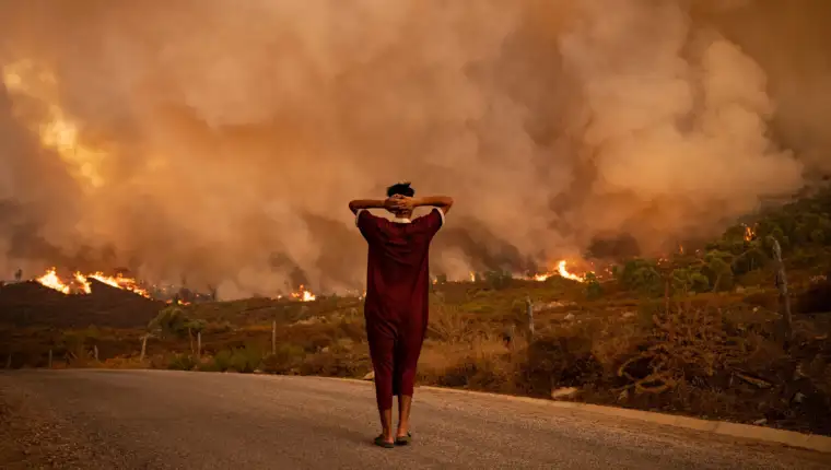 TOPSHOT-MOROCCO-CLIMATE-FIRE