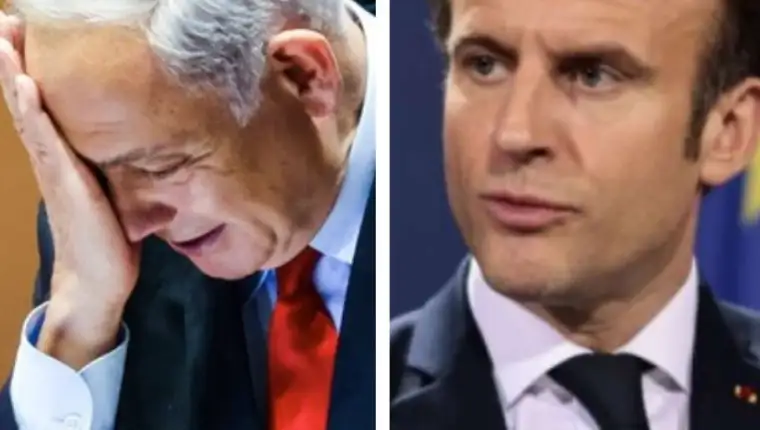 macron netanyahu