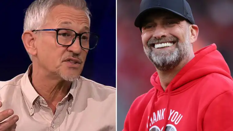 Gary Lineker i jurgen klopp
