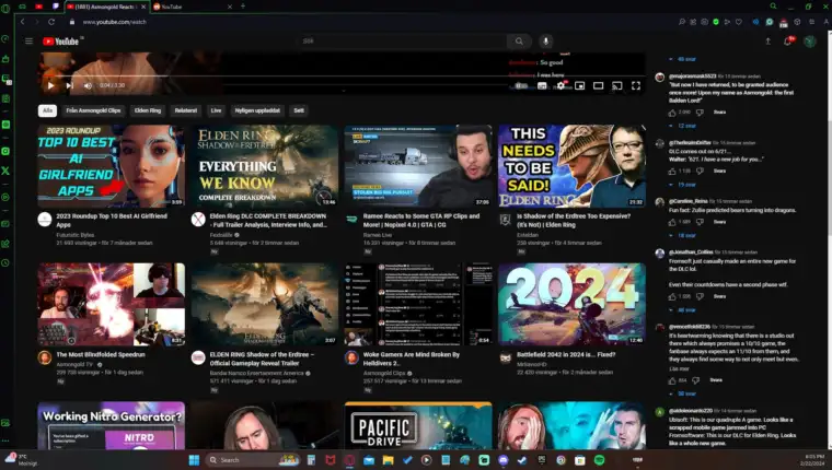 novi youtube izgled