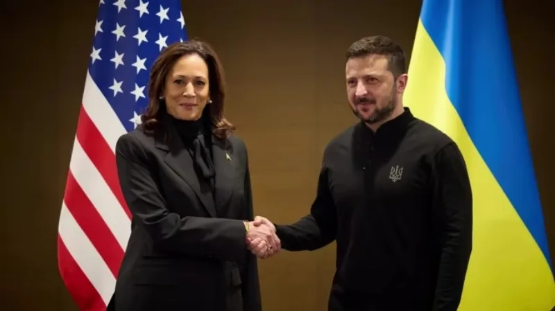 zelenski i kamala harris