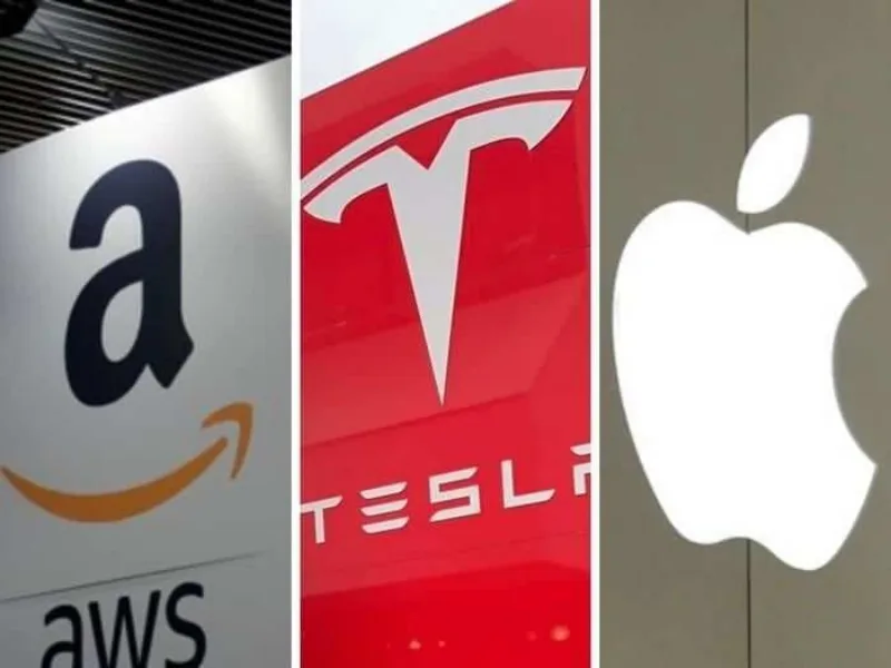apple amazon tesla