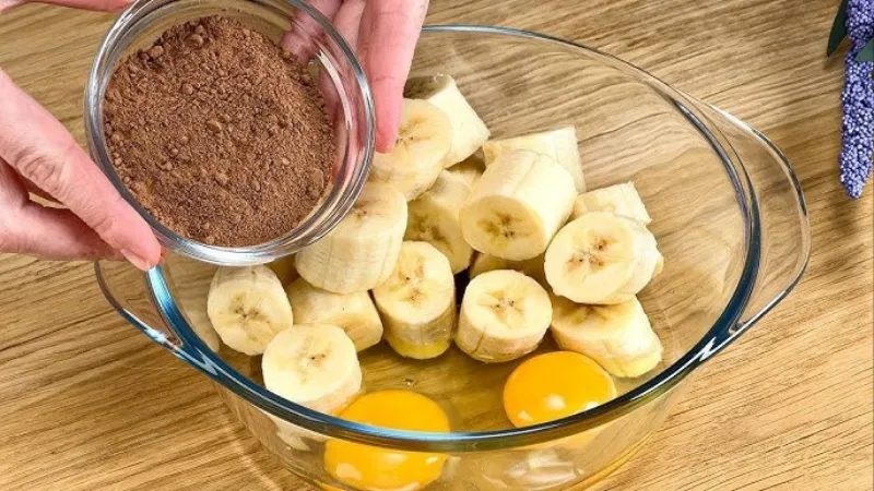 banane kolači kore brašno