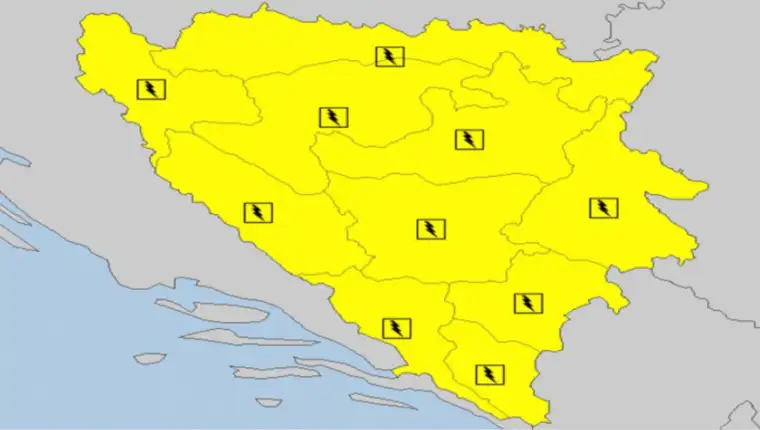 žuti meteoalarm