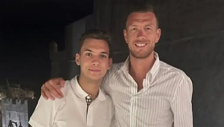 edin džeko i niko sigur hajduk