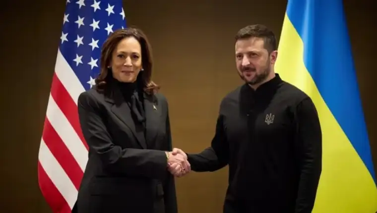 zelenski i kamala harris