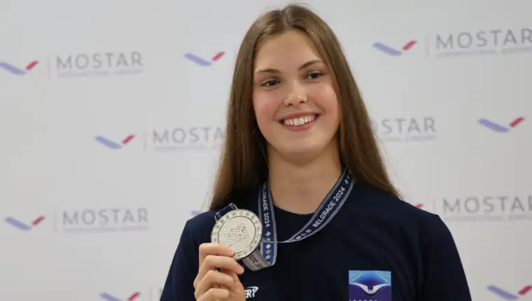 Lana Pudar sletjela u Mostar, europska viceprvakinja već fokus stavlja na OI