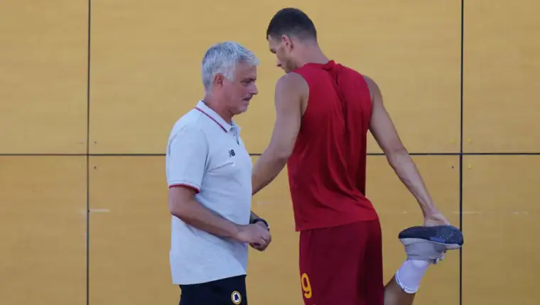 dzeko mourinho