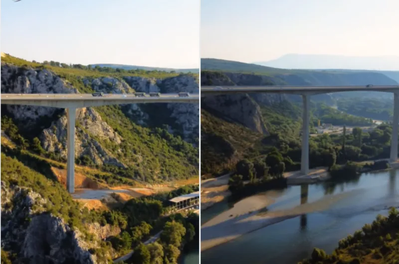 pocitelj most asfalt