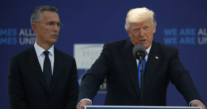 Donald Trump, Jens Stoltenberg