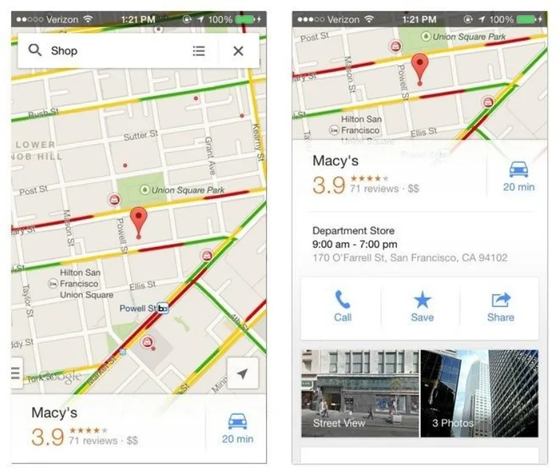 google maps marketing