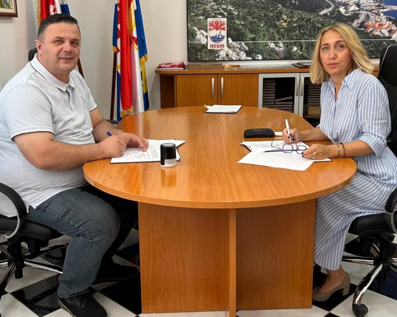 Potpis ugovora za Neum