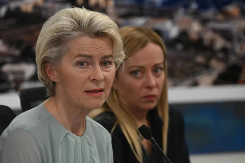 von der leyen i meloni