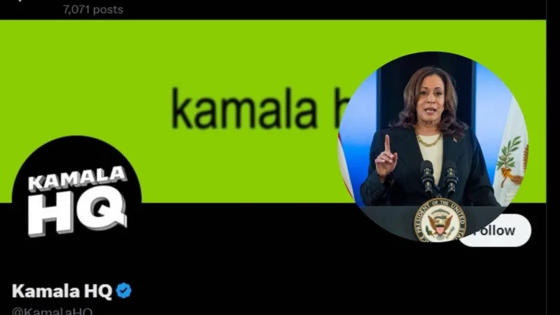 kamala harris twitter nalog