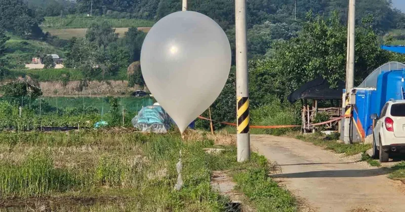 baloni sa smećem sjeverna koreja
