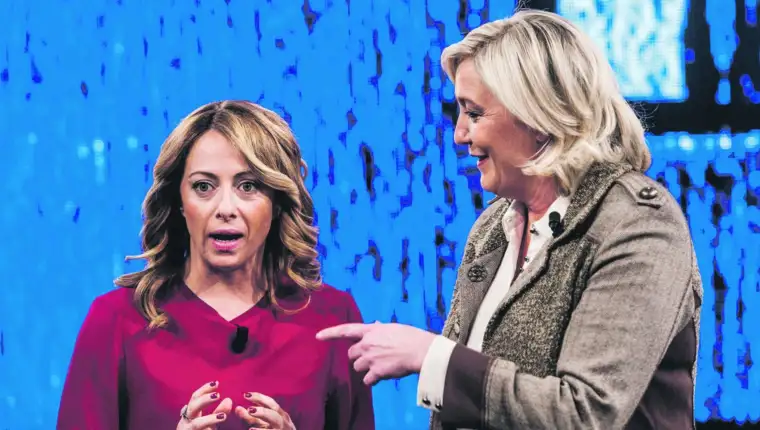 meloni i le pen