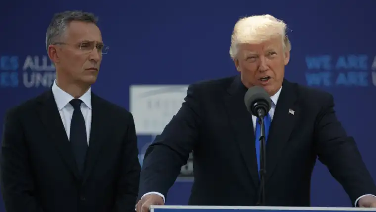 Donald Trump, Jens Stoltenberg