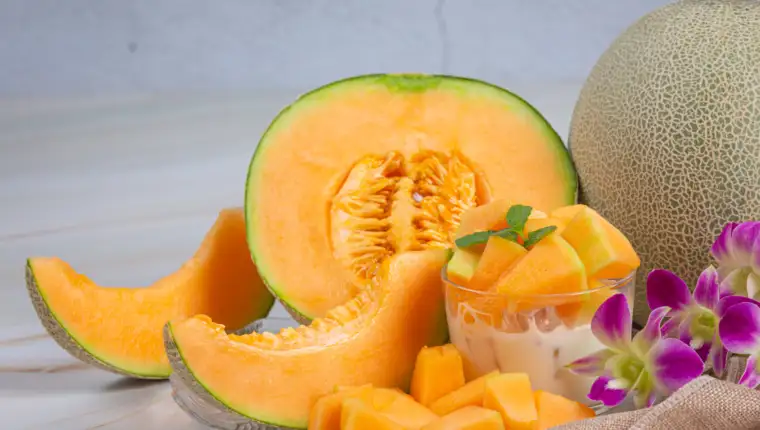 Japanese melon or cantaloupe, cantaloupe, seasonal fruit, health