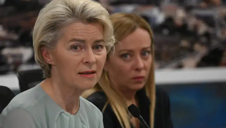 von der leyen i meloni