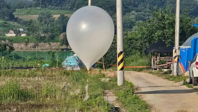 baloni sa smećem sjeverna koreja