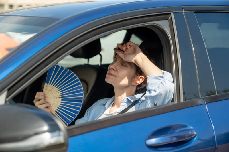 vrućina u automobilu