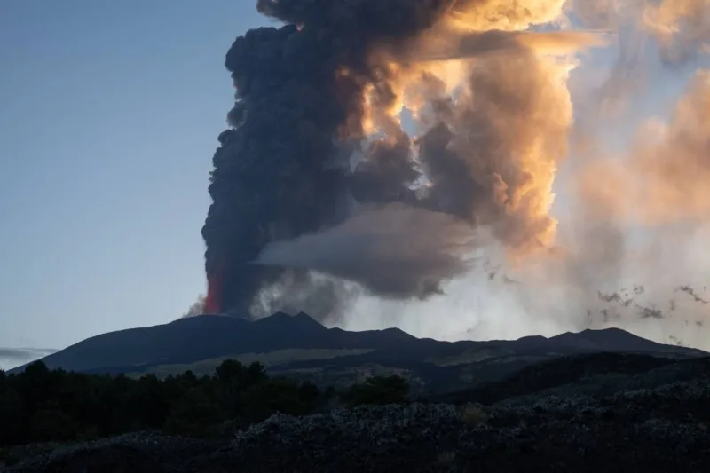vulkan etna erupcija 2