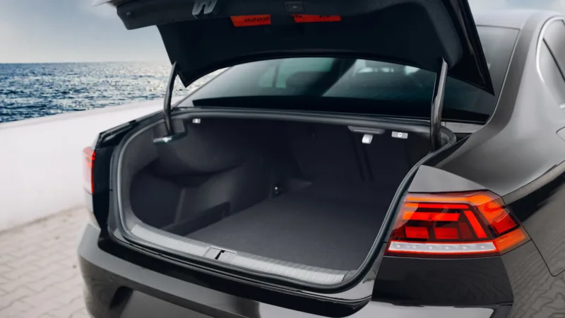 Modern,Sedan,Car,Open,Trunk.,Car,Boot,Is,Open