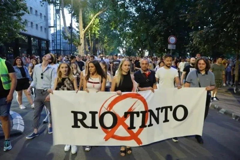 rio tinto protesti beograd